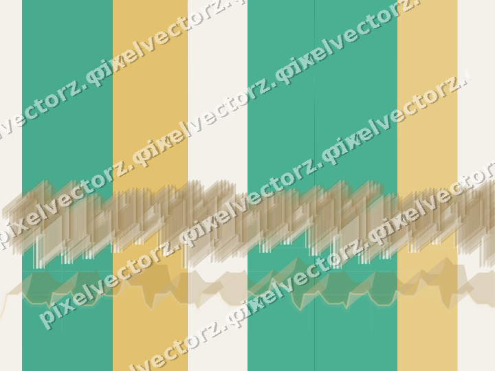 Glowing neon chart background in amber and green