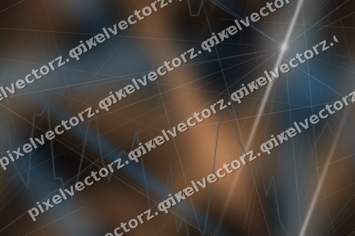 Nahtloser Neon Diagramm Hintergrund in Blau und Orange