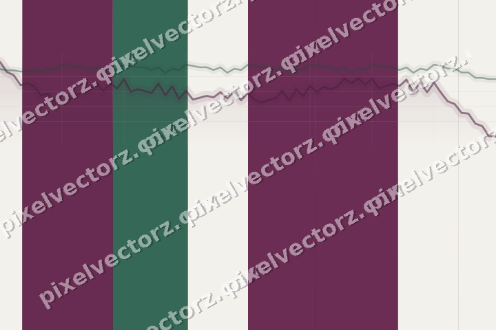 Glowing neon chart background in dark magenta and pink