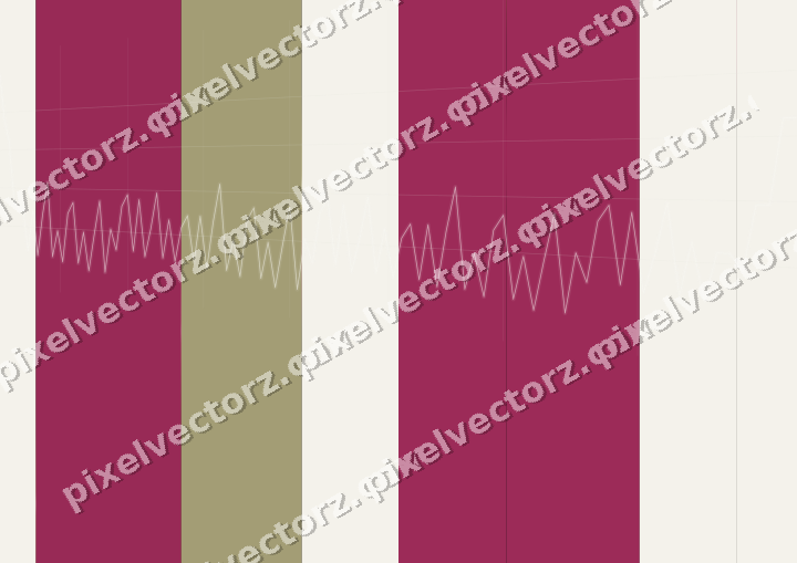Glowing neon chart background in pink and yellow