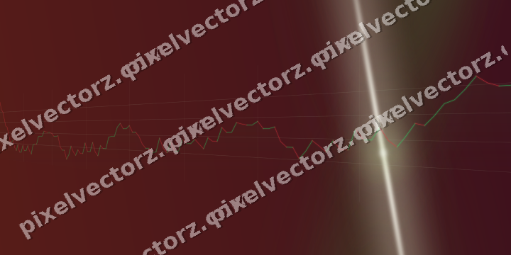 Glowing neon chart background in dark lime and dark pink