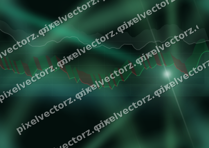 Nahtloser Neon Diagramm Hintergrund in Grün und Petrol