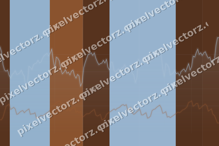 Soft pastel chart background in blue and orange
