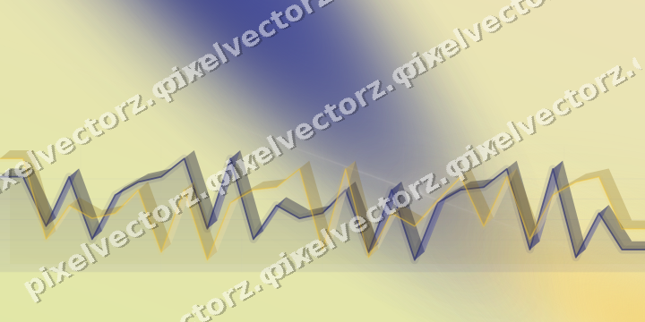 Soft pastel chart background in dark blue and amber