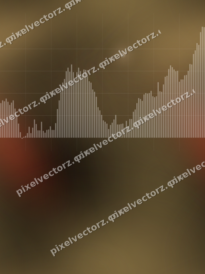 Nahtloser Neon Diagramm Hintergrund in Orange und Bernstein