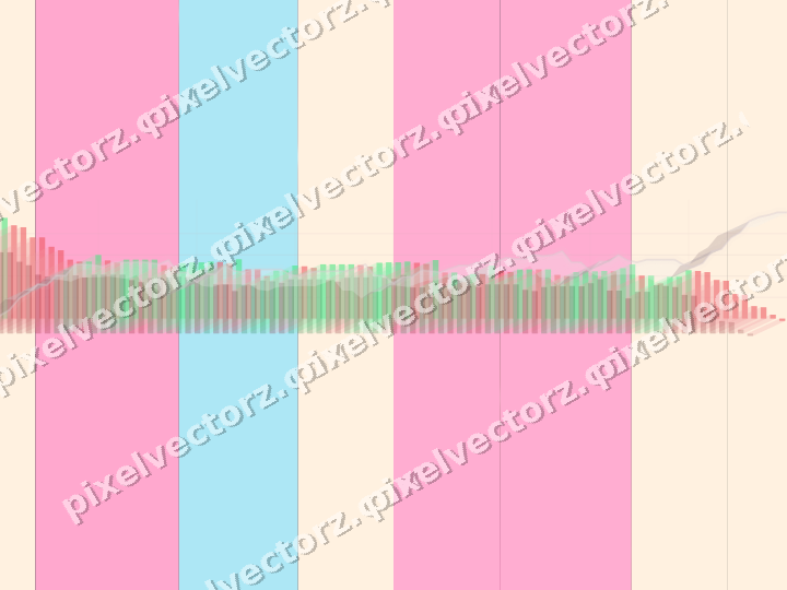 Glowing neon chart background in pink and cyan