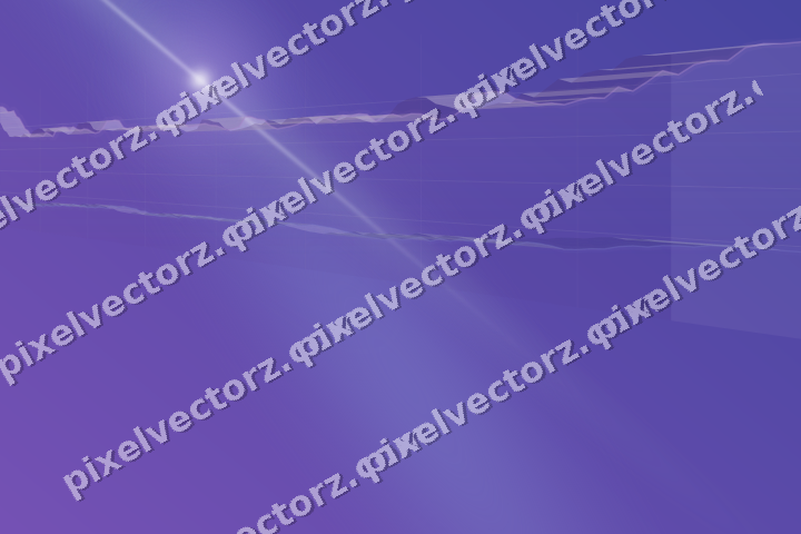 Glowing neon chart background in purple and blue