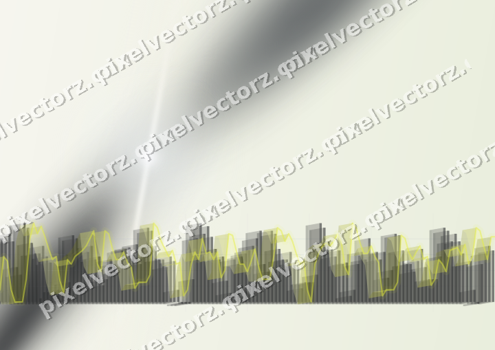 Soft pastel chart background in yellow and grey