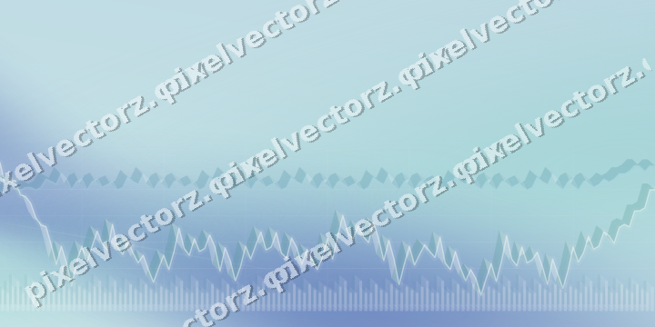Soft pastel chart background in blue and cyan