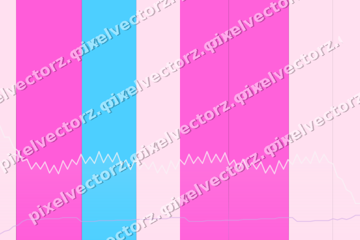 Glowing neon chart background in magenta and purple