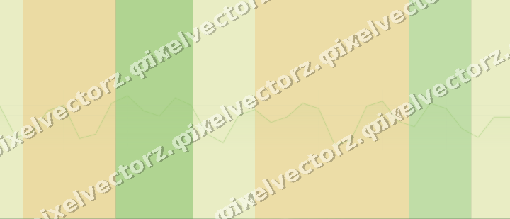 Glowing neon chart background in lime and yellow