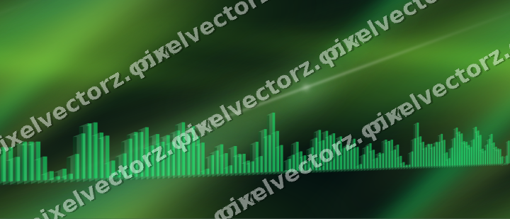 Nahtloser Neon Diagramm Hintergrund in Grün und Limette