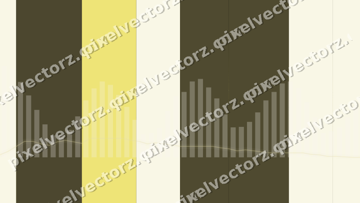 Glowing neon chart background in amber and yellow