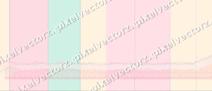 Glowing neon chart background in pink and amber