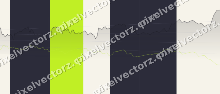 Soft pastel chart background in purple and lime