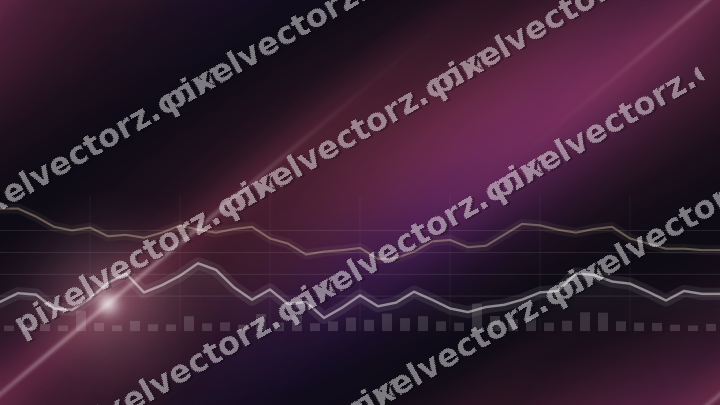 Nahtloser Neon Diagramm Hintergrund in Rosa und Bernstein