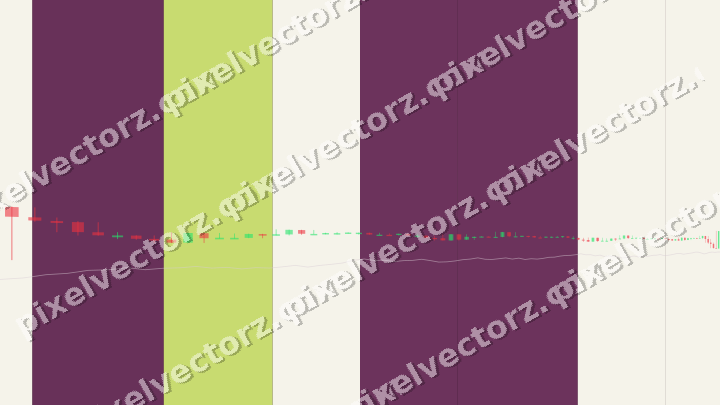 Glowing neon chart background in dark magenta and lime