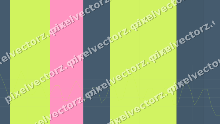 Glowing neon chart background in lime and amber