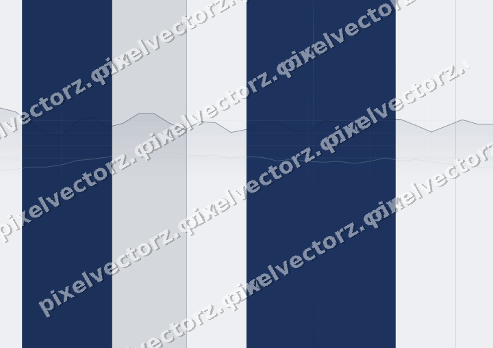 Glowing neon chart background in dark blue and white