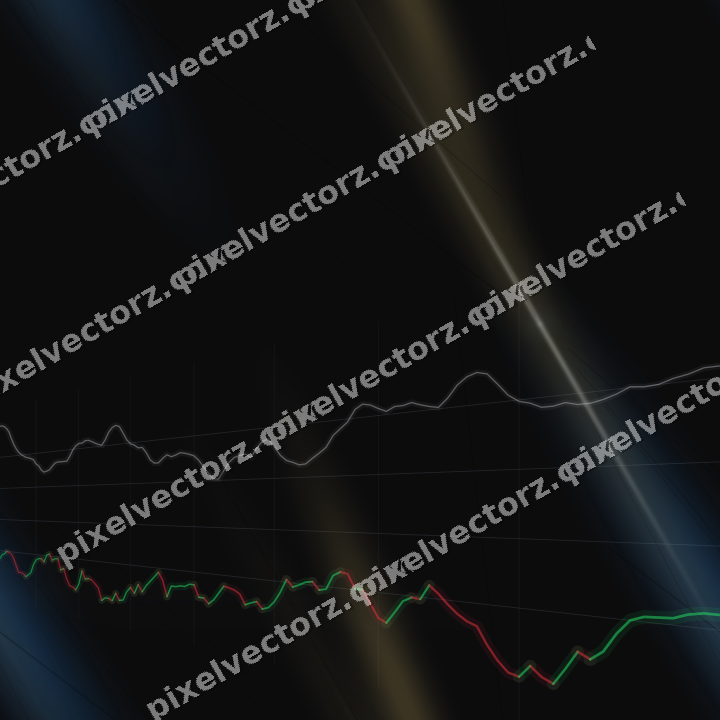 Nahtloser Neon Diagramm Hintergrund in Blau und Bernstein