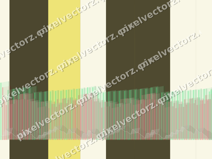 Glowing neon chart background in amber and yellow
