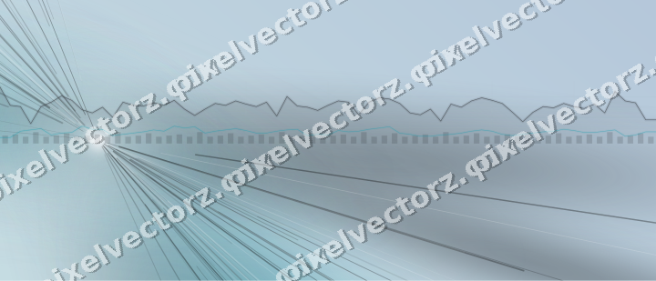 Soft pastel chart background in teal and pale cyan