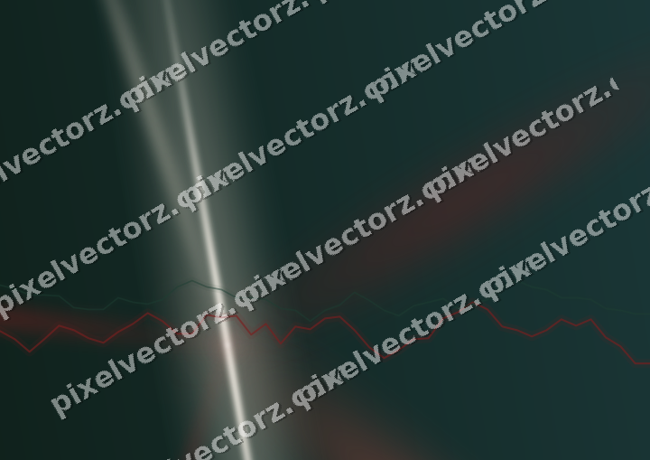 Leuchtender Neon Diagramm Hintergrund in Dunkelrot und Dunkelgrün