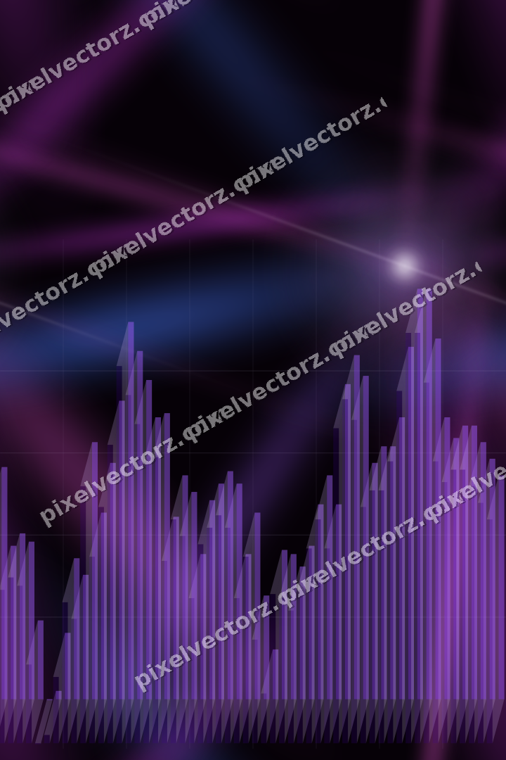 Nahtloser Neon Diagramm Hintergrund in Violett und Blau