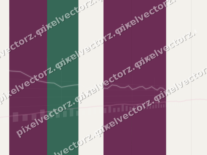 Glowing neon chart background in dark magenta and pink