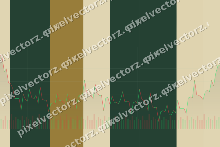 Soft pastel chart background in dark green and amber