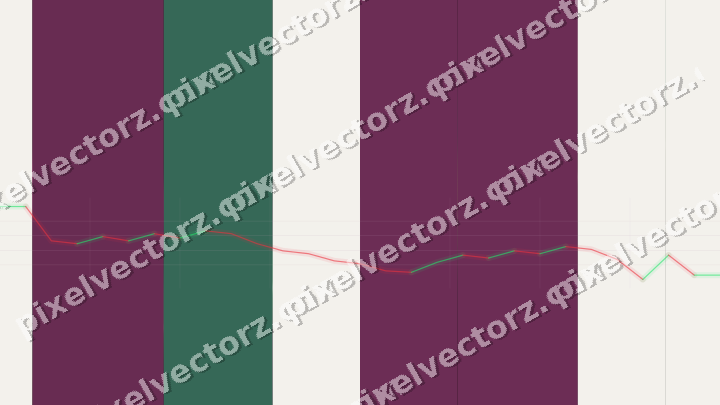 Glowing neon chart background in magenta and pink