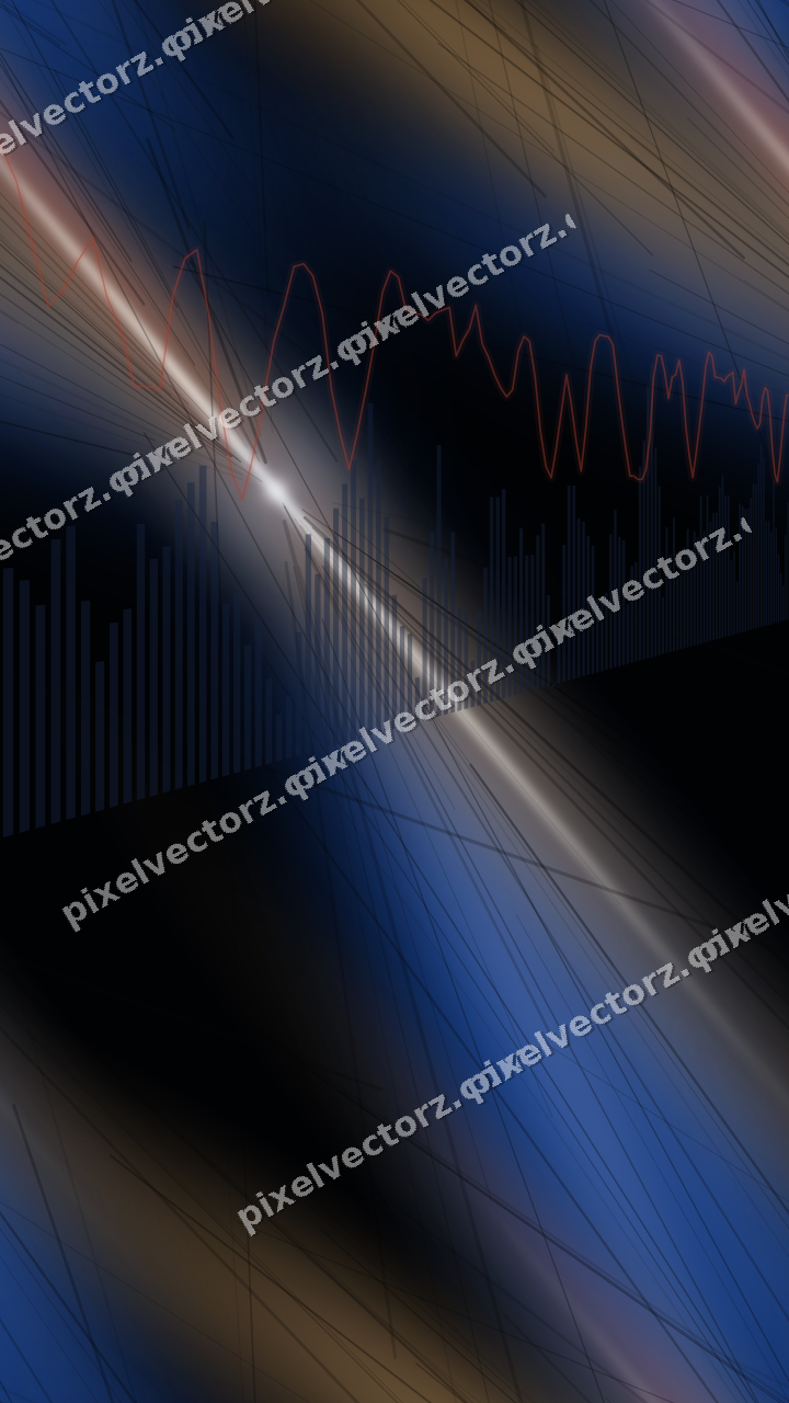 Nahtloser Neon Diagramm Hintergrund in Blau und Rot