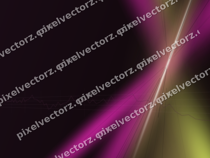 Glowing neon chart background in magenta and lime