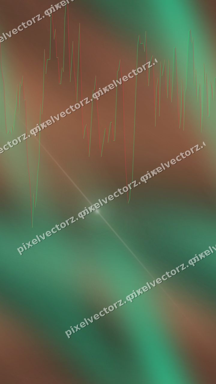 Nahtloser Neon Diagramm Hintergrund in Grün und Orange