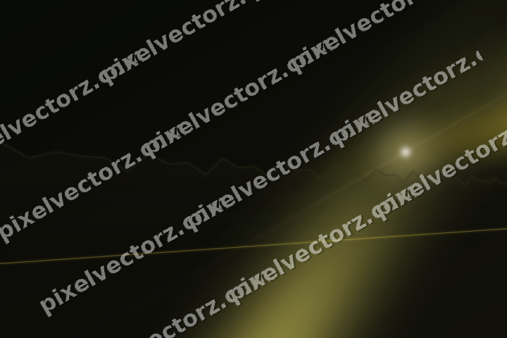 Glowing neon chart background in amber and yellow
