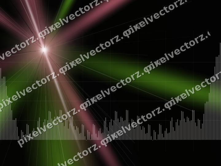 Glowing neon chart background in pink and lime