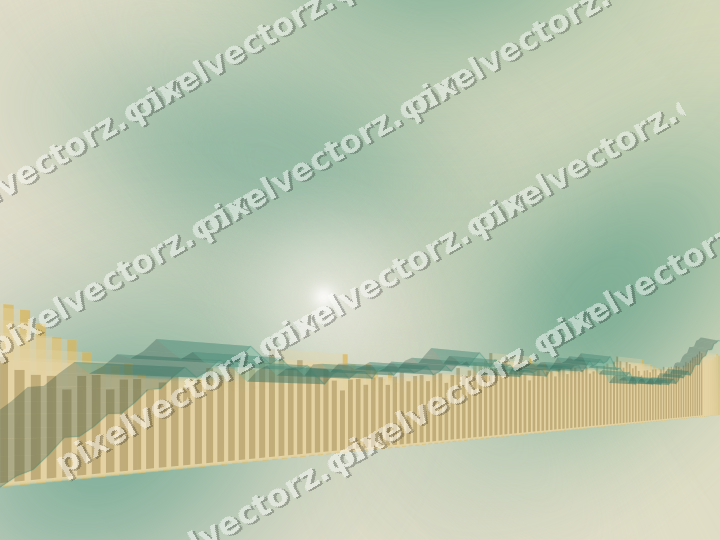 Soft pastel chart background in amber and green