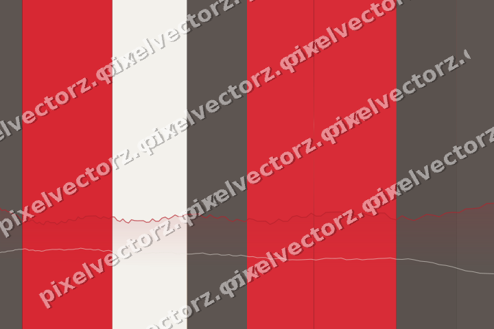 Glowing neon chart background in red and amber