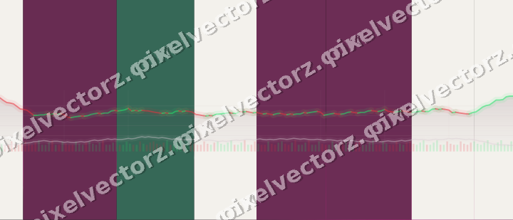 Glowing neon chart background in magenta and pink