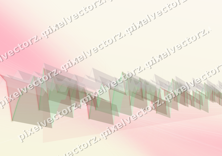 Soft pastel chart background in pale pink and pale amber