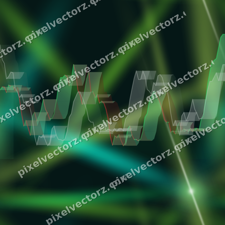 Nahtloser Neon Diagramm Hintergrund in Grün und Limette