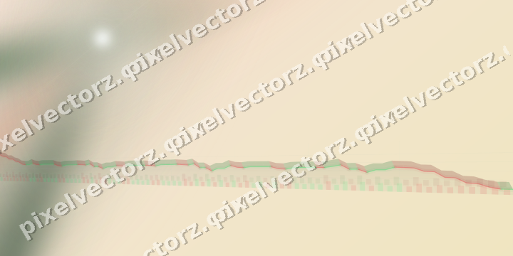 Soft pastel chart background in dark green and red