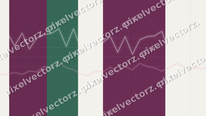Glowing neon chart background in dark magenta and pink