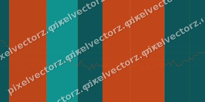 Soft pastel chart background in orange and teal