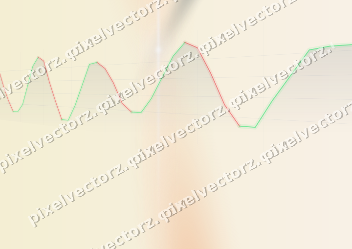 Soft pastel chart background in blue and orange