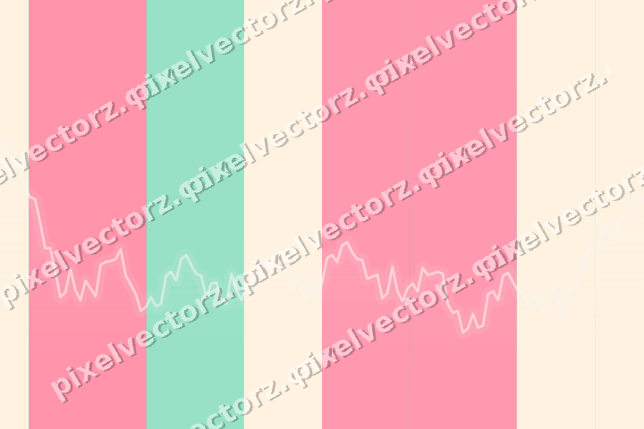 Glowing neon chart background in pale pink and pale amber