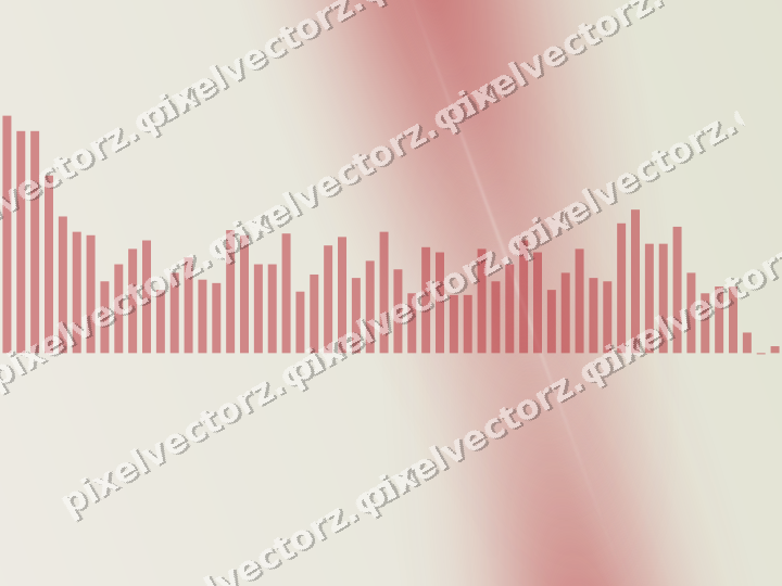 Soft pastel chart background in red and pale amber