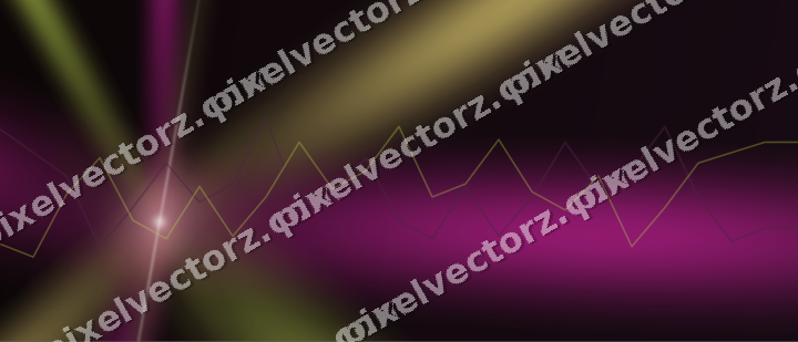 Glowing neon chart background in magenta and lime
