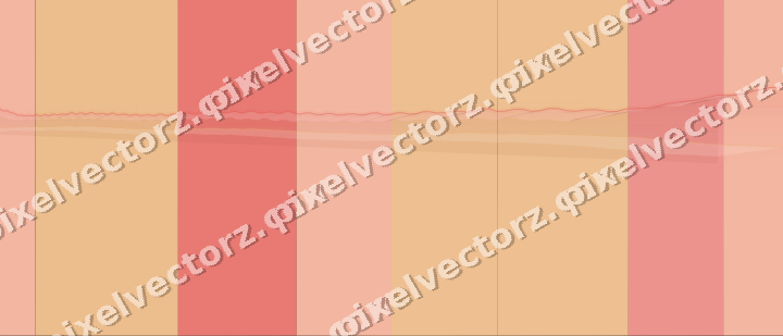 Glowing neon chart background in red and orange