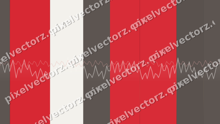 Glowing neon chart background in red and amber